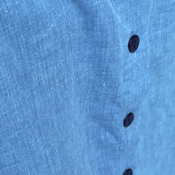 Vintage tapestry lightweight cotton denim aztec contrast collar & pocket flaps M - Picture 9 of 12